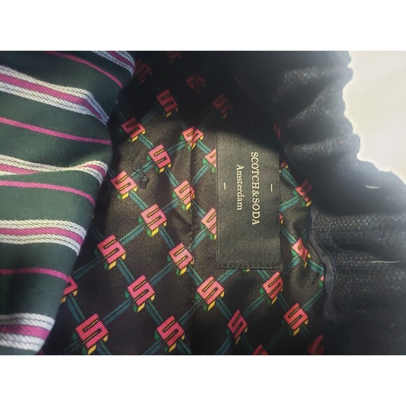 Scotch & Soda Amsterdam Plaid Woven Blake Blue Black Dress Pants Men’s 32 x 32 - Picture 6 of 16